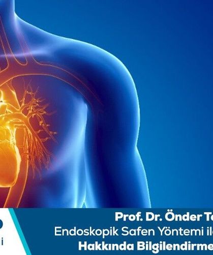 Prof. Dr. Önder Teskin endoskopik safen yöntemi ile kapalı bypass hakkında bilgilendirmede bulundu