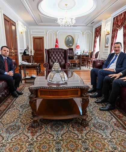 Başkan Alemdar ve Ali İhsan Yavuz'dan Adalet Bakanlığı'na ziyaret