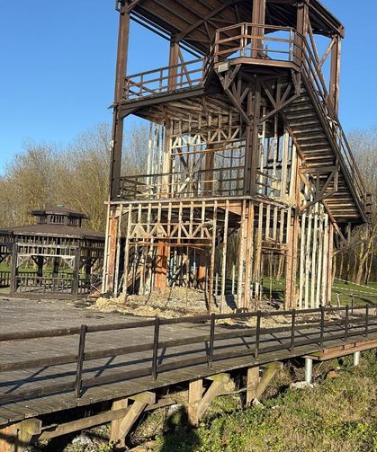 Ferizli’de yanan kuş gözlem kulesi için 'tadilat yapılsın' çağrısı