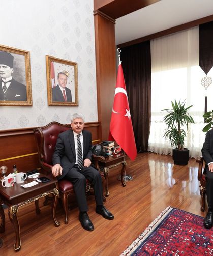 Vali Doğan Kocaali Kaymakamı Kılınçkaya'yı kabul etti