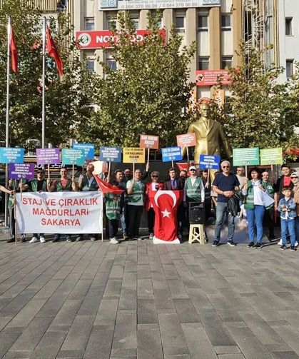 Sakarya’da staj ve çıraklık mağdurları emeklilik hakkı için bekliyor