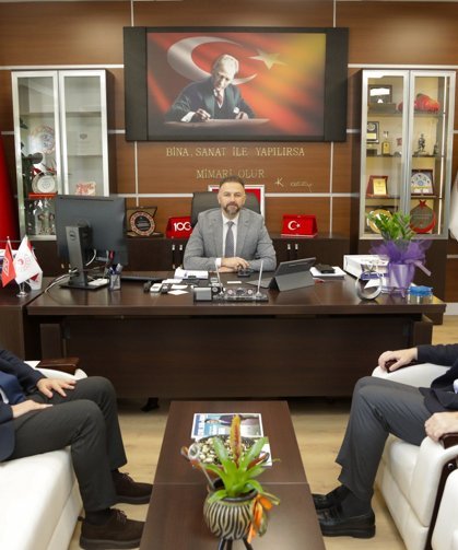 SATSO başkanlarından İl Müdürü Kuyumcu’ya ziyaret