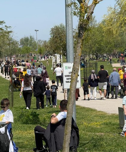 Gölya Tabiat Parkı'nda hafta sonu yoğunluğu: 15 binden fazla ziyaretçi ağırlandı