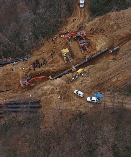 Doğalgaz çalışmasında heyelan: 1 ölü, 1 yaralı
