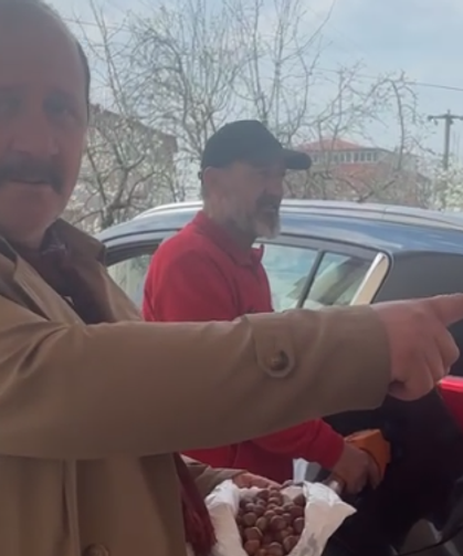 Muhtar paylaştı; Yarım kilo fındıkla 1 litre motorin alamadı