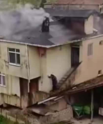 Karasu'da korkutan yangın