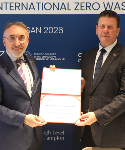 Akyazı Belediyesi’ne uluslararası sıfır atık sertifikası