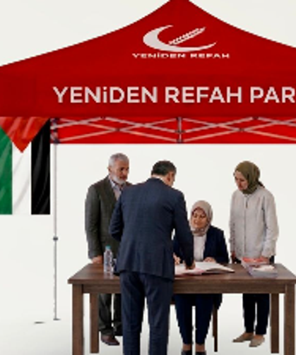 Yeniden Refah Partisi'nden imz akampanyası