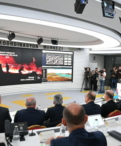 Orman yangınlarıyla mücadele koordinasyon toplantısı yapıldı