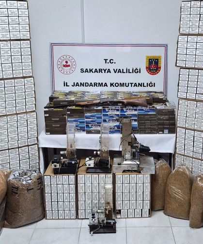 Sakarya’da üç ilçede kaçakçılık operasyonu: 4 gözaltı