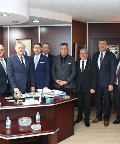 Oda başkanlarından Balcı'ya ziyaret