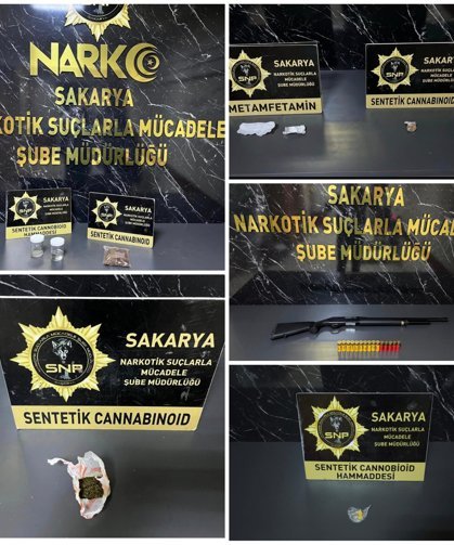 Adapazarı ve Serdivan'da narkotik operasyonu: 3 şüpheli tutuklandı