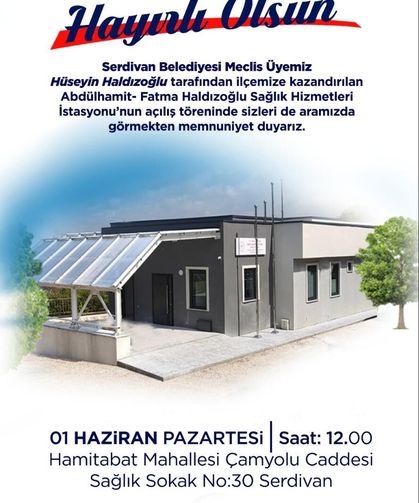 Serdivan’a yeni acil sağlık hizmetleri istasyonu kazandırıldı