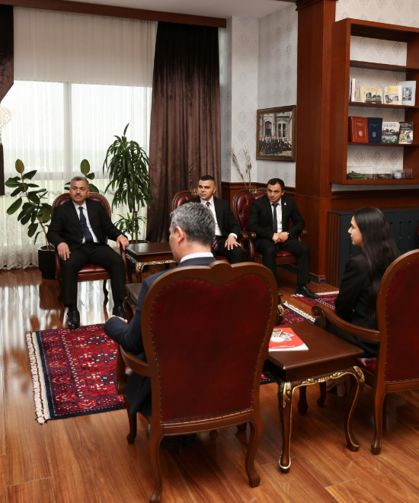 Vali Rahmi Doğan Azerbaycan heyetini ağırladı