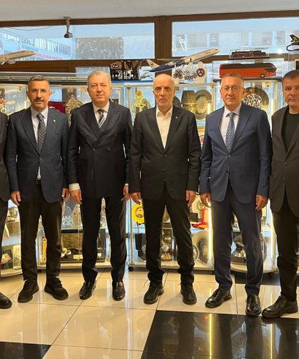 Ergün Atalay'ı ziyaret ettiler