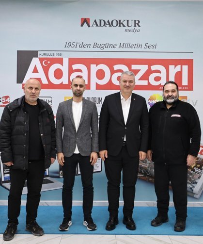 Başkan Çelik'ten HALK54 ve Adapazarı Gazetesi'ne ziyaret