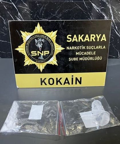 Sakarya'da kokainle yakalanan şüpheli tutuklandı