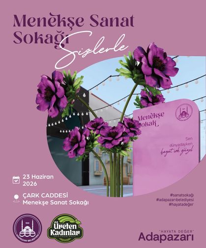 Menekşe Sanat Sokağı faaliyete başlıyor