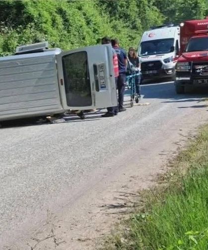 Kocaali'de otomobil kanala düştü: 1 yaralı