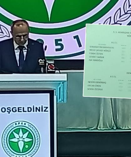 İşte Sabahattin Karasakal'ın APEK yönetim kurulu listesi