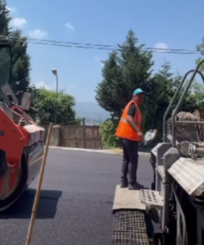Büyükşehir'den Göl Mahallesi'ne asfalt