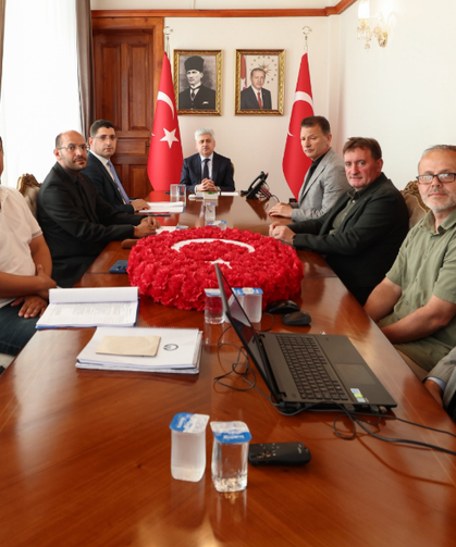 Harmantepe Kalesi Restorasyon Projesi toplantısı