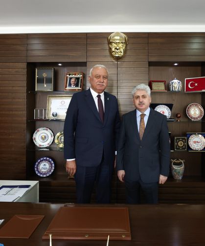 Vali Doğan'dan SESOB Başkanı Kabacan'a iade-i ziyaret