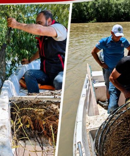 Sakarya Nehri'nde kaçak avcılığa geçit yok