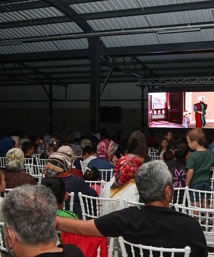 Korucuk’ta açık hava çocuk sineması coşkusu