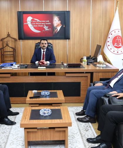 Adalet Komisyonu Başkanı Yıldırım'a hayırlı olsun ziyareti