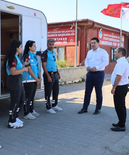 Karasu Sahili'nde UMKE 7/24 görev başında