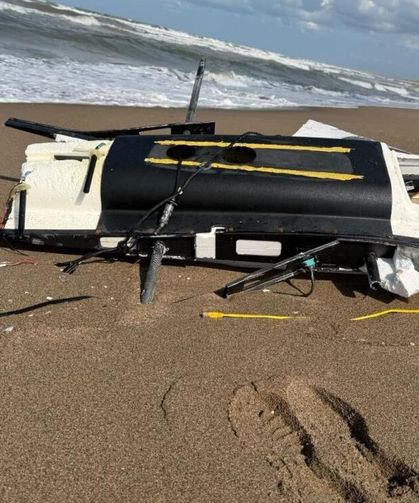Kaynarca sahilinde dron parçası bulundu!