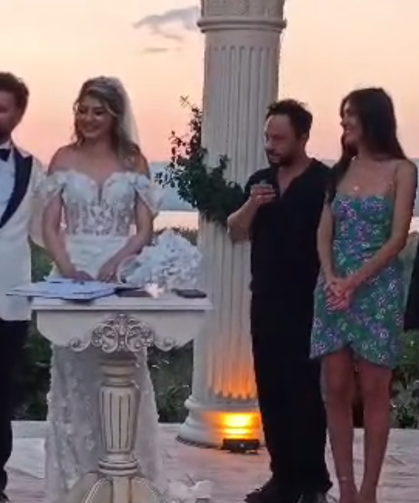 Meltem ve Koray dünya evine girdi