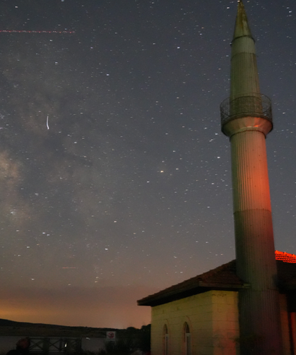 Perseid meteor yağmurunu izlemek için yaylaya çıktılar
