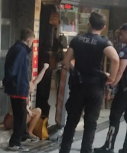 Taşkınlık yapan gençlere polis müdahale etti