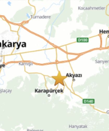 Sakarya'da sismik hareketlilik! O ilçe gece saatlerinde mikro depremle sallandı