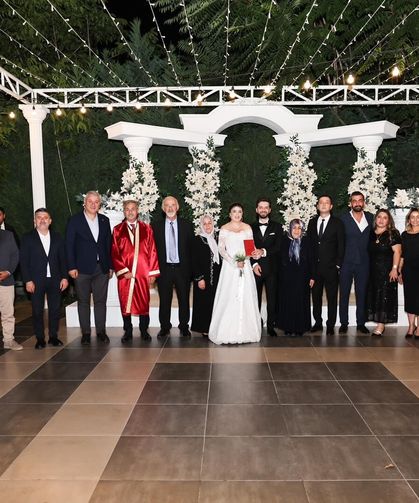 Gazeteci Mehmet Karakaş’ın oğlu evlendi