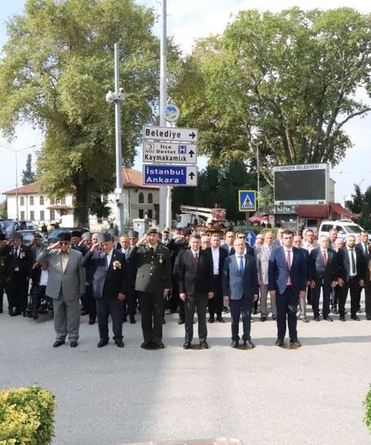 Gaziler Günü Hendek'te törenle kutlandı
