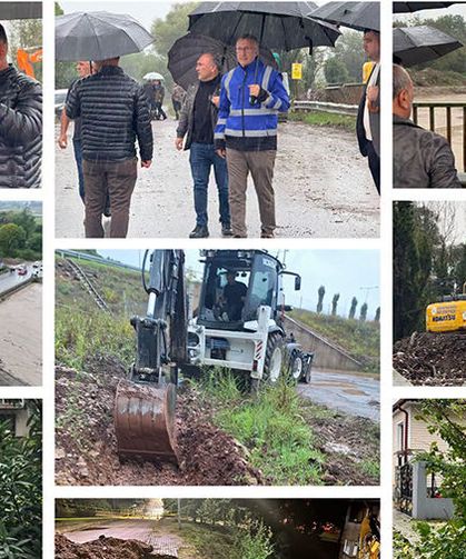 Adapazarı’nda yoğun yağış seferberliği: Ekipler sahada