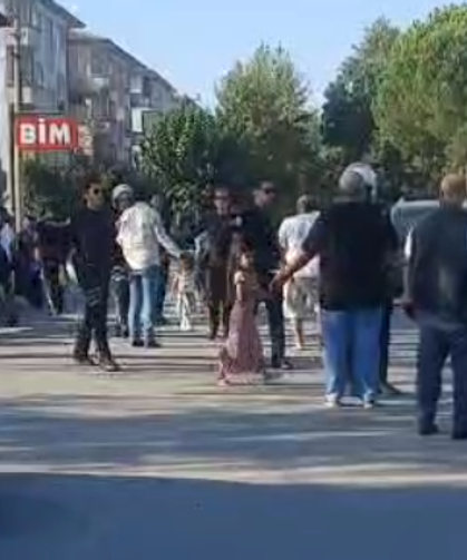 Kavgaya çok sayıda polis müdahale etti