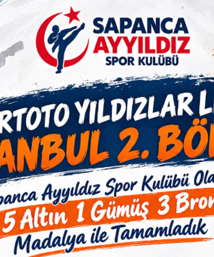 Sapanca Ayyıldız Spor Kulübü genç karatecilerinden gururlandıran başarı