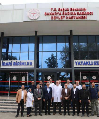 AK Parti İl Başkanı Tever'den Sadıka Sabancı Devlet Hastanesi'ne ziyaret