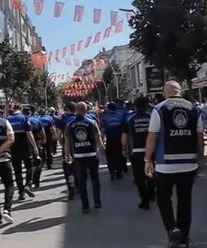 Sakarya Zabıtasından 'Zabıta Haftası' yürüyüşü
