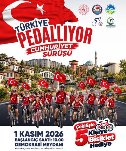 Sakarya’da Cumhuriyet için pedal çevrilecek: 5 kişiye bisiklet hediyesi!