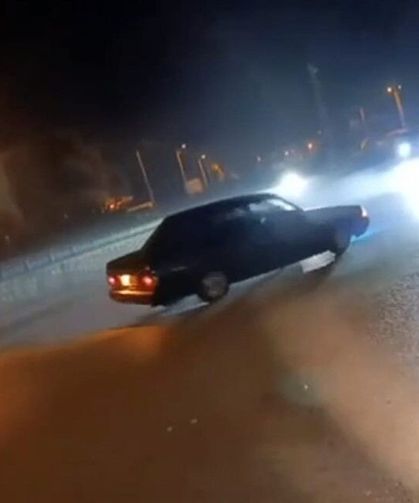 Akyazı'da drift atan sürücüye 140 bin lira ceza