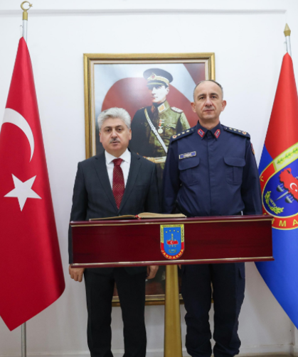 Vali Doğan'dan İl Jandarma Komutanlığı’na ziyaret