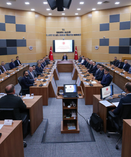 Sakarya’da İl Koordinasyon Kurulu Toplantısı