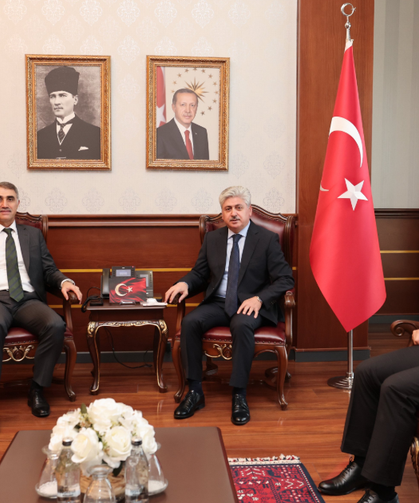 YSK Başkanı Mutta ve Başkanvekili Kalender’den Vali Doğan’a ziyaret