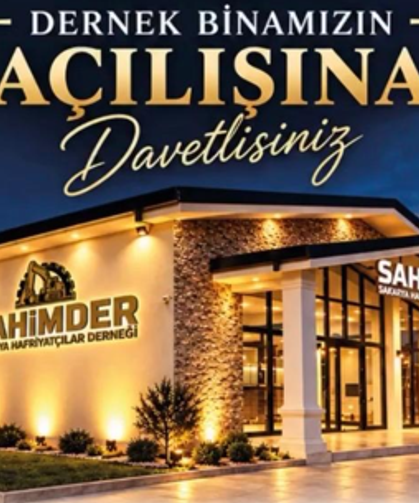 SAHİMDER'in yeni hizmet binası açılıyor