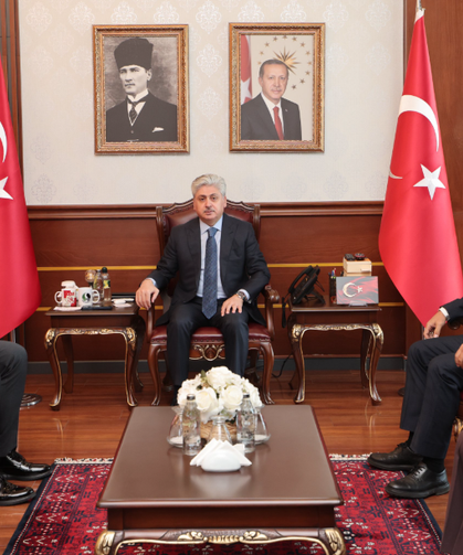 Vali Rahmi Doğan, SEDAŞ yetkililerini kabul etti